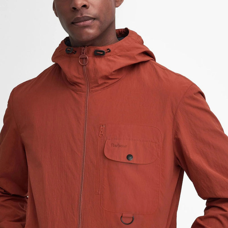 Barbour Angler Showerproof Jacket Dark Ginger