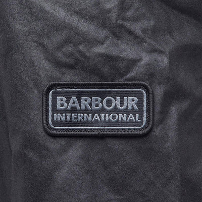 Barbour International Duke Waxed Jacket Black