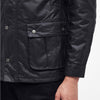 Barbour International Duke Waxed Jacket Black