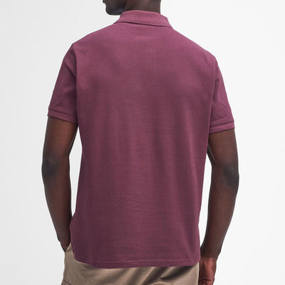 Barbour International Essential Short Sleeve Polo Shirt Huckleberry