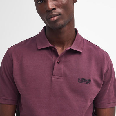 Barbour International Essential Short Sleeve Polo Shirt Huckleberry