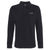 Barbour International Essential Long Sleeve Polo Shirt Black