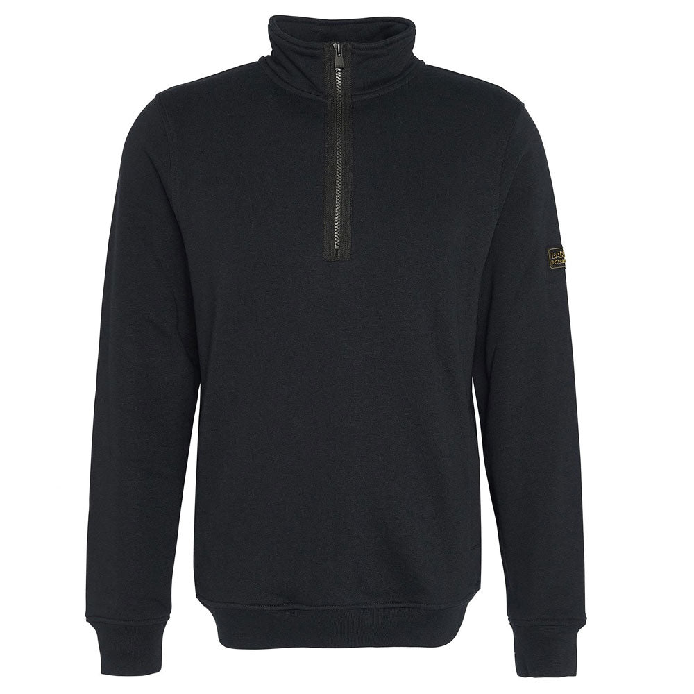 Barbour International Outline Half Zip Sweater Black