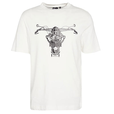 Barbour International Vallis Graphic T-Shirt Whisper White