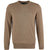 Barbour Pima Cotton Crew Neck Jumper Military Brown