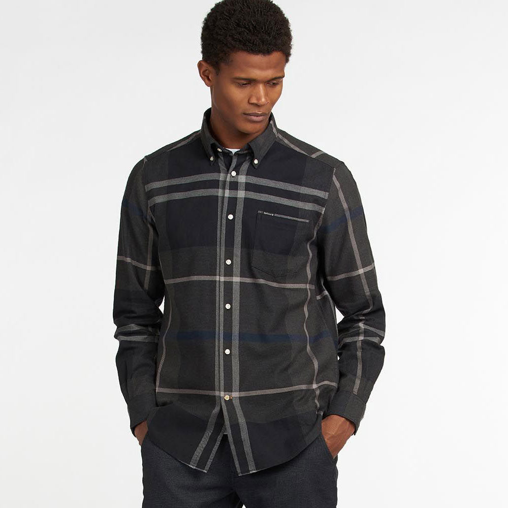 Barbour dunoon shirt deals graphite