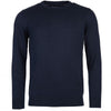 Barbour Pima Cotton Crew Neck Jumper Navy