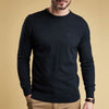 Barbour Pima Cotton Crew Neck Jumper Navy