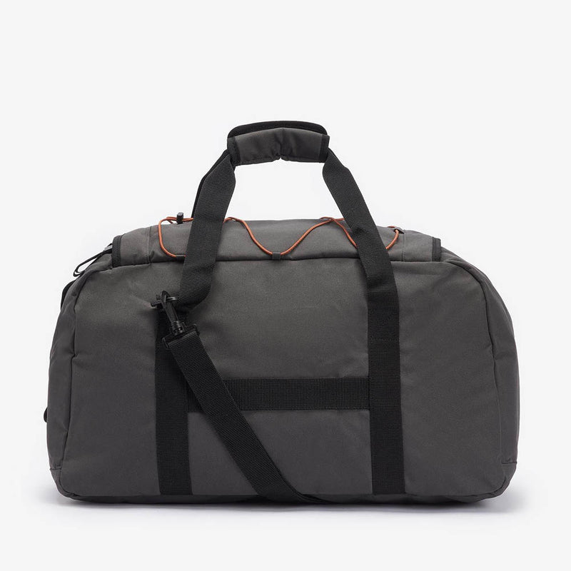 Barbour Arwin Duffle Bag Charcoal / Ginger