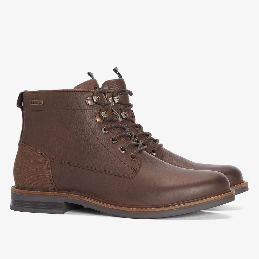 Barbour Deckham Boots Mocha Brown