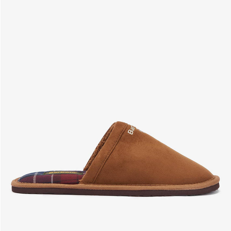 Barbour Mens Everitt Mule Slippers Camel