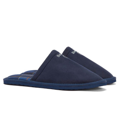 Barbour Mens Everitt Mule Slippers Navy