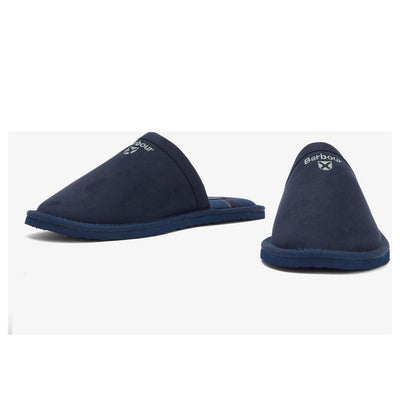 Barbour Mens Everitt Mule Slippers Navy