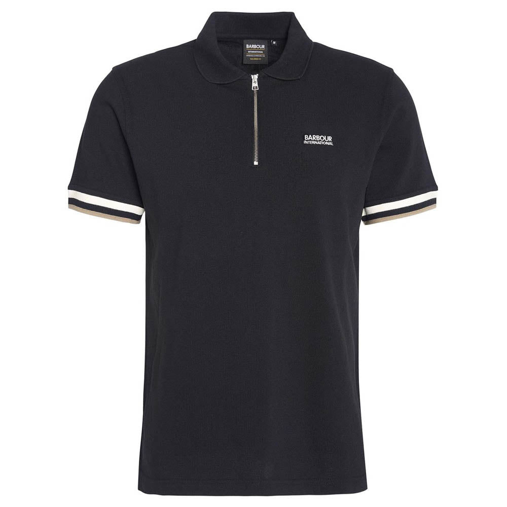 Barbour International Buxton Polo Shirt Black