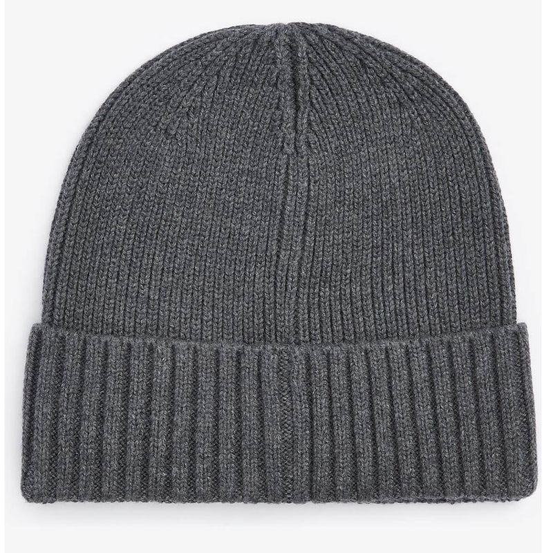 Barbour International Chester Beanie Hat Charcoal Grey