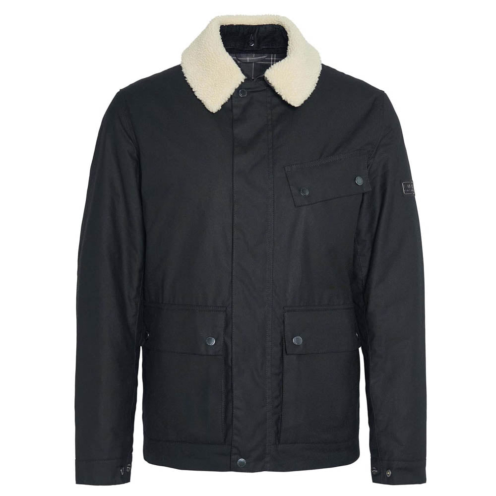 Barbour International Coppice Waxed Jacket Black