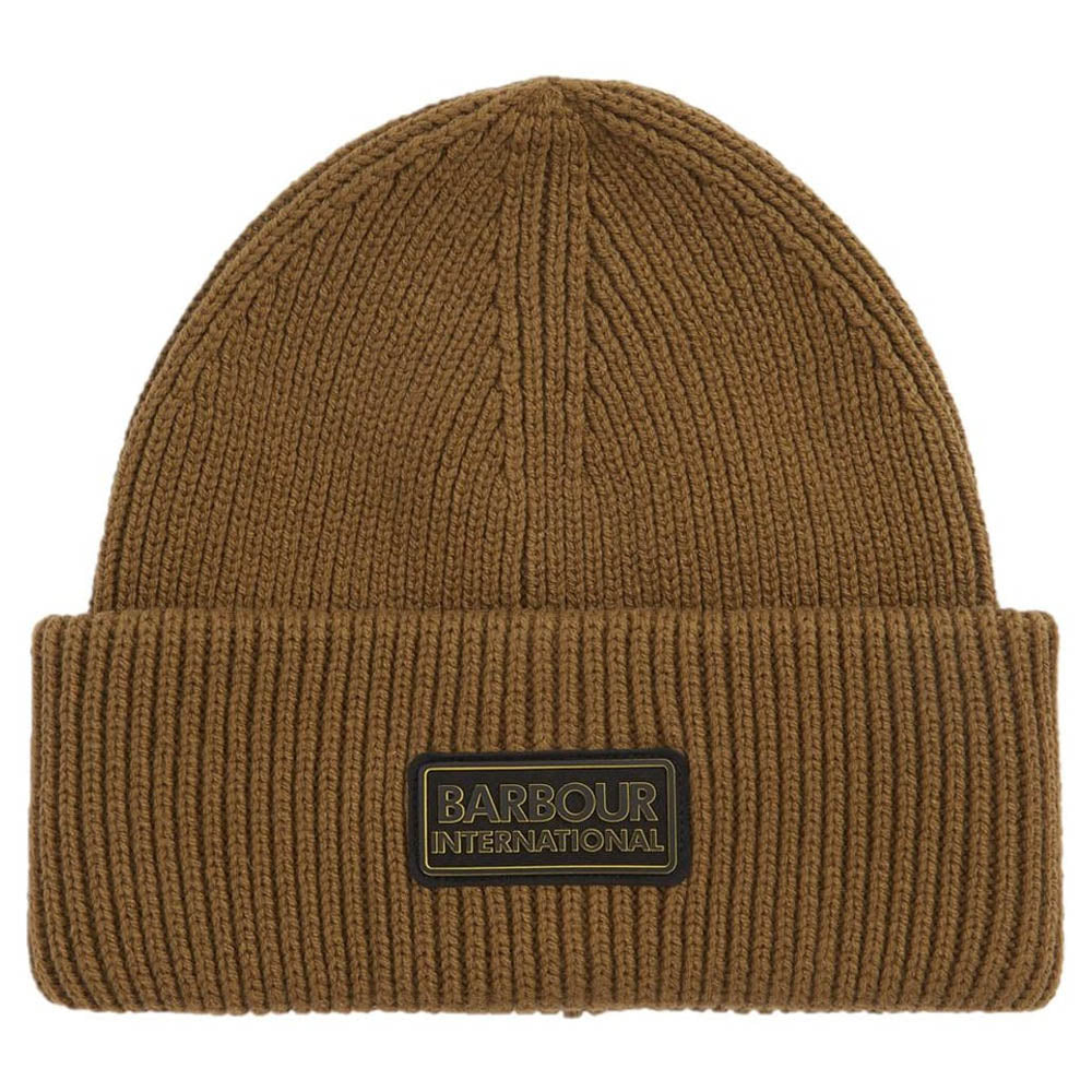 Barbour International Flex Beanie Hat Military Olive