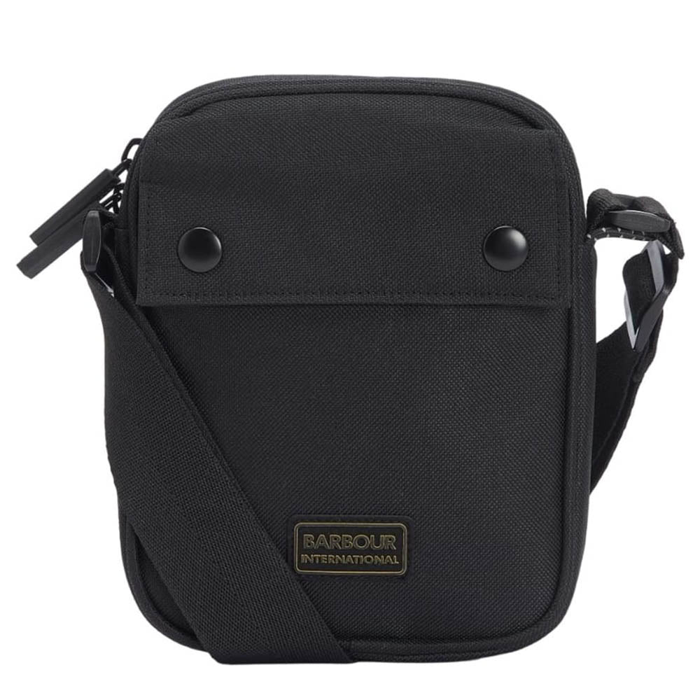 Barbour International Knockhill Essential Crossbody Bag Black