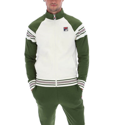 Fila Vintage Ferarra Track Top Jacket Chive / Gardenia