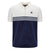 Fila Vintage Lennox Stripe Velour Polo Shirt Fila Navy / Gardenia