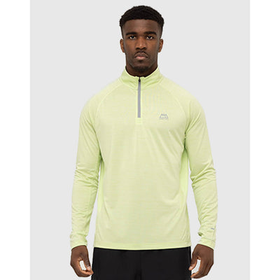 Marshall Artist Quest Quater Zip Neck Top Lime