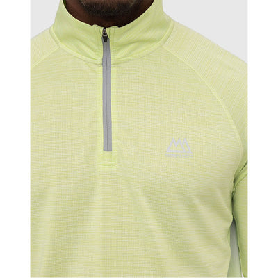 Marshall Artist Quest Quater Zip Neck Top Lime