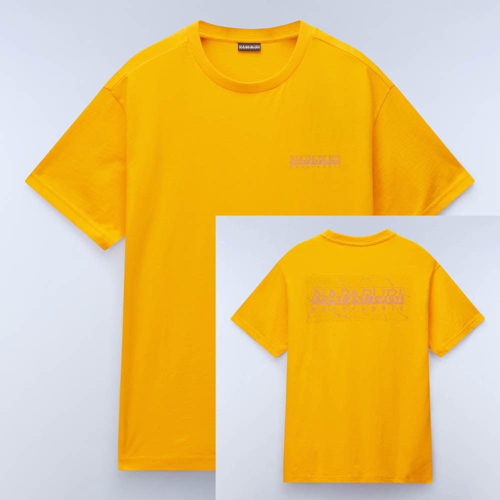 Napapijri Albula Short Sleeve T-Shirt Orange Marigold