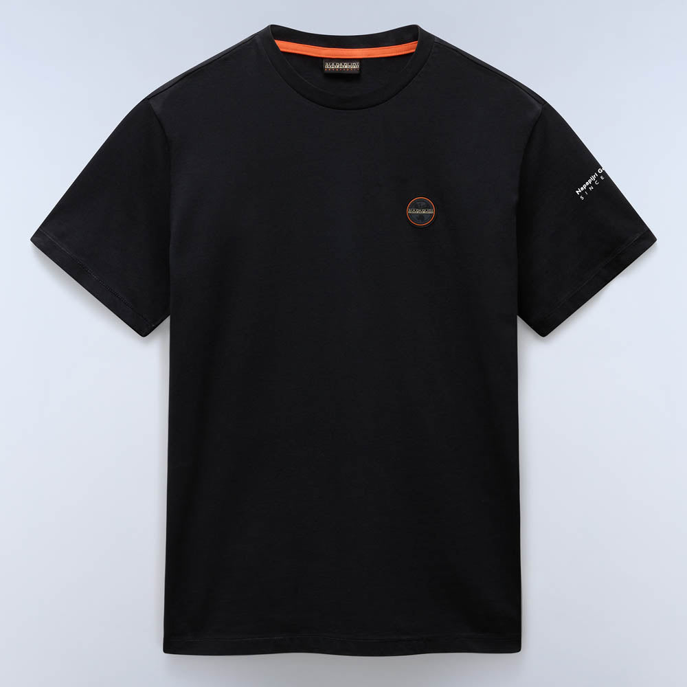 Napapijri Badge Short Sleeve T-Shirt Black