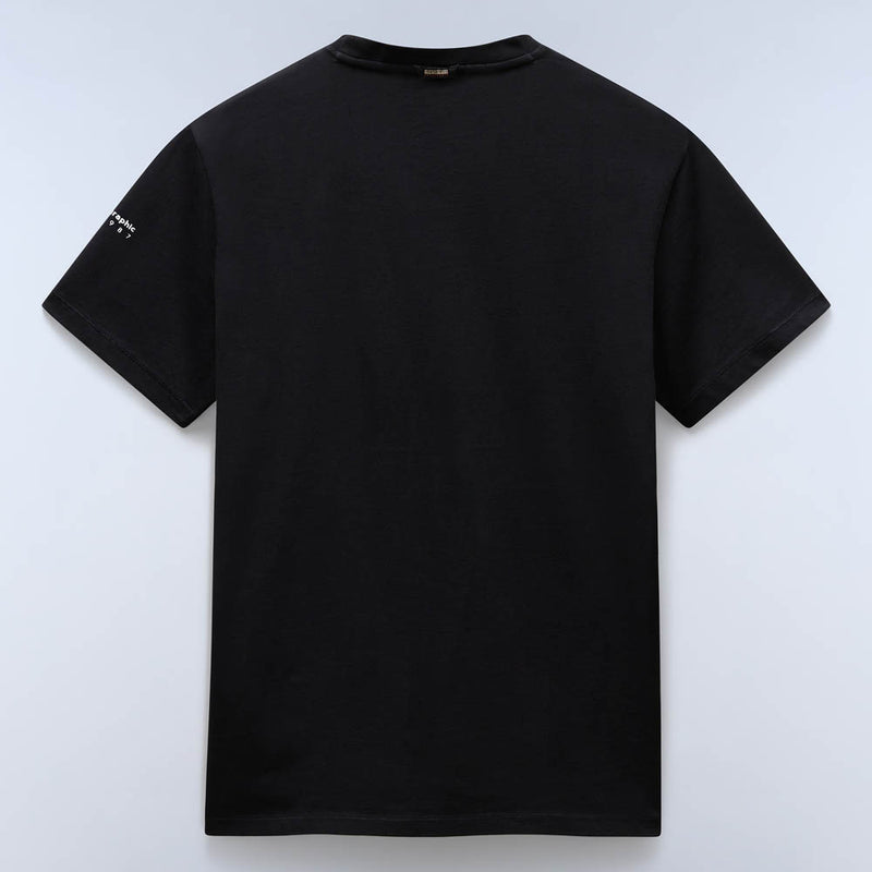 Napapijri Badge Short Sleeve T-Shirt Black