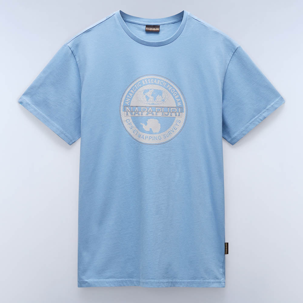 Napapijri Bollo Short Sleeve T-Shirt Blue Ashleigh