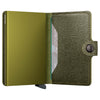 Secrid Miniwallet Crisple Kelp Green Leather Wallet