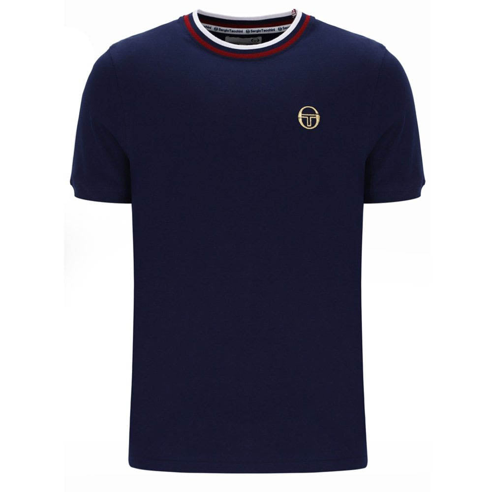 Sergio Tacchini Rainer T-Shirt Maratime Blue / Sun Dried Tomato