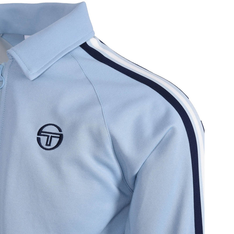 Sergio Tacchini Renshaw Tape Track Top Celestial Blue