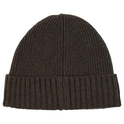 Barbour Mens Carlton Beanie Mid Brown