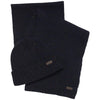 Barbour Men's Carlton Fleck Beanie & Scarf Gift Set Navy