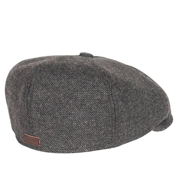 Barbour baker boy hat on sale black